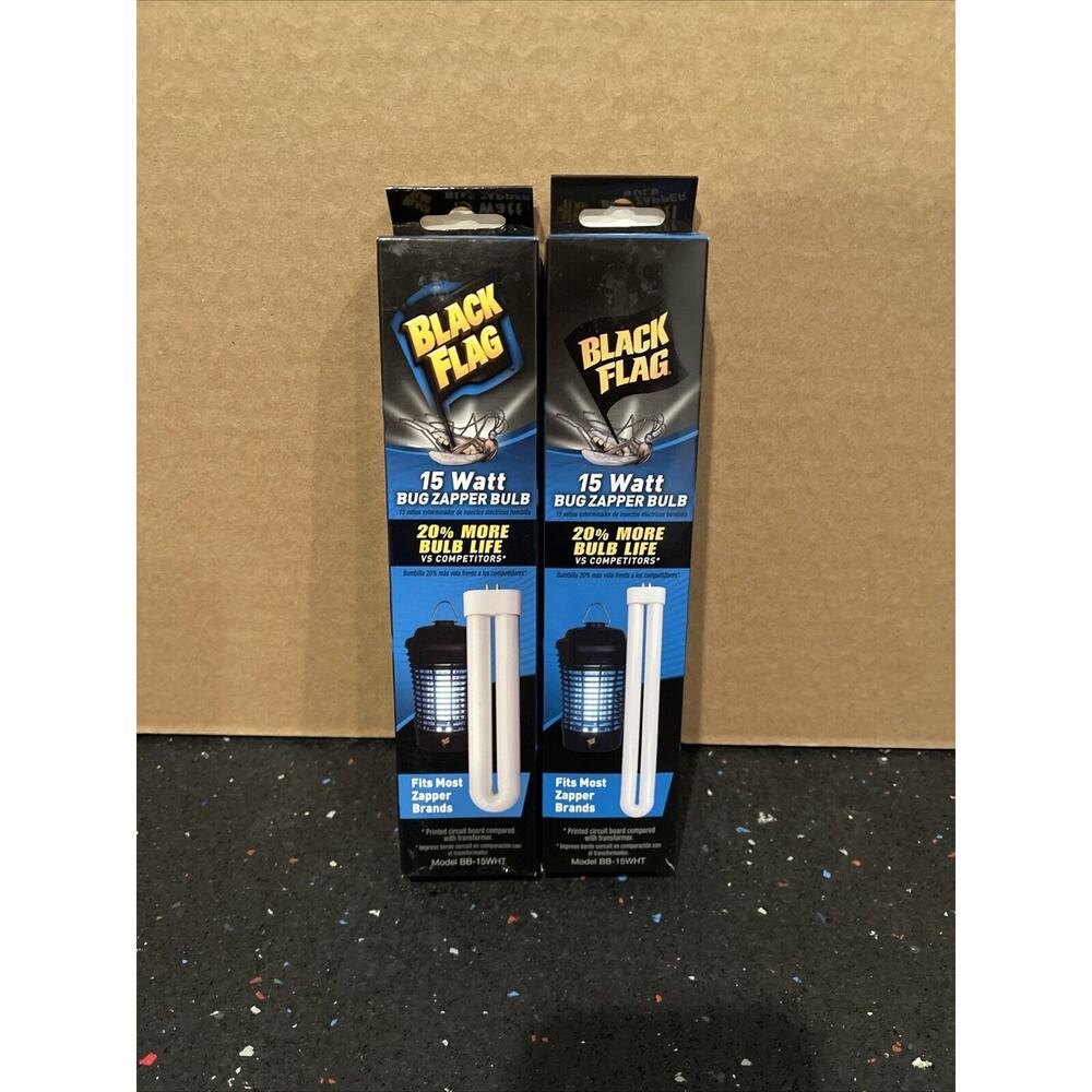2 Pack Black Flag 15W Bug Zapper Replacement Light Bulb
